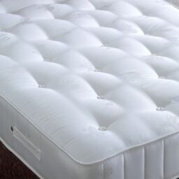 Bedmaster Crystal 1400 Pocket Sprung Mattress in White - Size: Super King - thumbnail 2