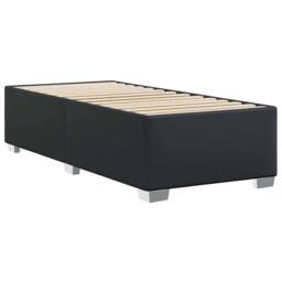 Berkfield Home Bed Frame without Mattress Black¬†Single¬†Faux Leather in Black - Size: Single - thumbnail 6