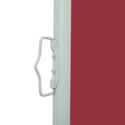 Berkfield Home Patio Retractable Side Awning 100x500 cm Red - thumbnail 4