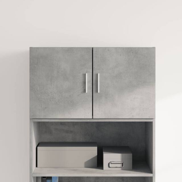 Berkfield Home Wall Cabinet Concrete Grey 70x42.5x40 cm Engineered Wood - image 1