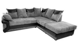 Furniture 786 Rio Fabric Right Hand Facing Corner Sofa Foam Seating in Clear - thumbnail 3