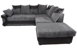 Furniture 786 Rio Fabric Right Hand Facing Corner Sofa Foam Seating in Clear - thumbnail 2