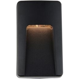 Loops Vertical Outdoor IP65 Pathway Guide Light - Indirect CCT LED - Black ABS Plastic - thumbnail 1
