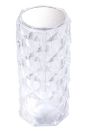 Living and Home Acrylic RGB Dimmable Table Lamp Bedside Lighting Decor with Remote Control - thumbnail 4