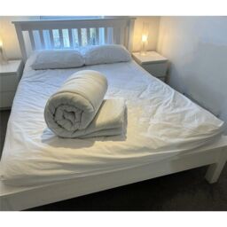 Clifton High Quality Hollowfibre Duvet - 15 Tog in White - Size: Double - thumbnail 1