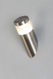 BHS Lighting Asher Outdoor Wall Light in Silver - thumbnail 1