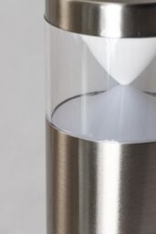 BHS Lighting Asher Outdoor Wall Light in Silver - thumbnail 3