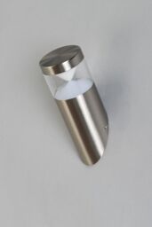 BHS Lighting Asher Outdoor Wall Light in Silver - thumbnail 2