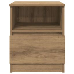 Berkfield Home Bedside Cabinets 2 pcs Artisan Oak 40x40x50 cm Engineered Wood in Brown - Size: 40 x 40 x 50 cm - thumbnail 5