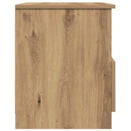 Berkfield Home Bedside Cabinets 2 pcs Artisan Oak 40x40x50 cm Engineered Wood in Brown - Size: 40 x 40 x 50 cm - thumbnail 6