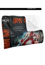 Army of Darkness Vhs Silky Touch Super Soft Throw Blanket 152 X 127 cm in White - thumbnail 3
