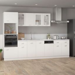 Berkfield Home Dishwasher Panel White 45x3x67 cm Engineered Wood - Size: 45 x 3 x 67 cm - thumbnail 3