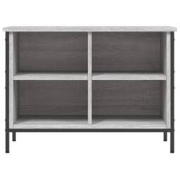 Berkfield Home Shoe Cabinet Grey Sonoma 69x35x50 cm Engineered Wood - Size: 69 x 35 x 50 cm - thumbnail 4