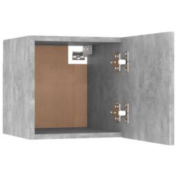 Berkfield Home Practical Bedside Cabinets 2 pcs Concrete Grey 30.5x30x30 cm Engi - thumbnail 8