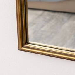 Melody Maison Gold Oval Metal Framed Wall Mirror - 60cm X 40cm - Size: 60 cm X 40 cm - thumbnail 5