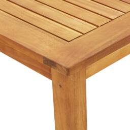 Berkfield Home 3 Piece Garden Dining Set Solid Wood Acacia in Brown - thumbnail 7