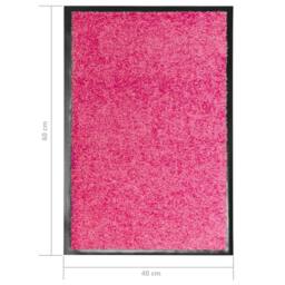 Berkfield Home Doormat Washable Pink 40x60 cm - thumbnail 6