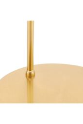 Living and Home Luxurious Floor Lamp with Frosted Glass Lampshade in Gold - thumbnail 7