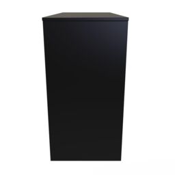 Ready Assembled 2 U Fuji 4 Drawer Vanity (Ready Assembled) in Black - thumbnail 2