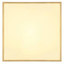 Netlighting Tibey 45cm Square Flush Ceiling Light BrassColoured Matt LED 3000K in Bronze - thumbnail 4