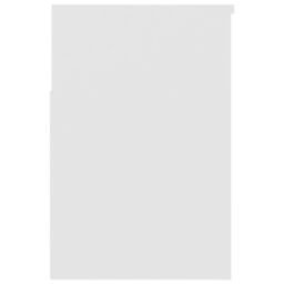 Berkfield Home Shoe Bench White 60x30x45 cm Engineered Wood - Size: 60 x 30 x 45 cm - thumbnail 6