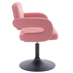 VOGREX Pink Swivel Hairdressing Salon Chair - thumbnail 2