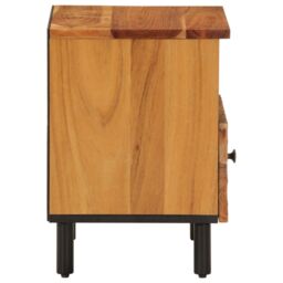 Berkfield Home Bedside Cabinets 2 pcs 40x33x46 cm Solid Wood Acacia in Brown - Size: 40 x 33 x 46 cm - thumbnail 6