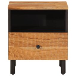 Berkfield Home Bedside Cabinets 2 pcs 40x33x46 cm Solid Wood Acacia in Brown - Size: 40 x 33 x 46 cm - thumbnail 5