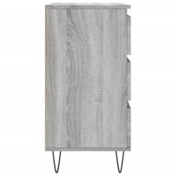Berkfield Home Sideboard Grey Sonoma 60x35x70 cm Engineered Wood - Size: 60 x 35 x 70 cm - thumbnail 7