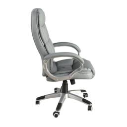 Angel Cerda Grey Leatherette Swivel Office Chair - thumbnail 6