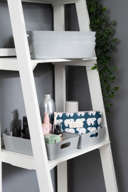 Wham Plastic Studio Basket 4.01 Rectangular in Grey - image 1