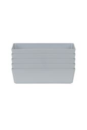 Wham Plastic Studio Basket 4.01 Rectangular in Grey - thumbnail 3