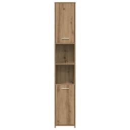 Berkfield Home 4 Piece Bathroom Furniture Set Artisan Oak Engineered Wood in Brown - thumbnail 7