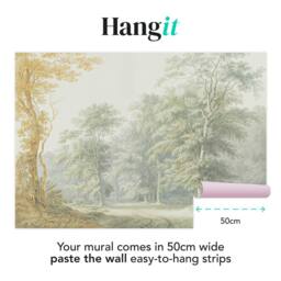 Superfresco Easy Stately Woodland Green Ochre Print To Order 3m x 2.8m Mural - thumbnail 3