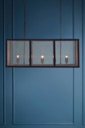 Orsina Hampstead Black Finish Wide Pendant Light With Hints of Gold - thumbnail 2