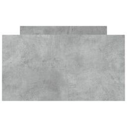 Berkfield Home Bed Frame with Headboard & Footboard Concrete Grey 90x200 cm - thumbnail 6