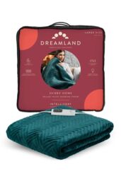 Dreamland 'Hurry Home' Deluxe Velvet Warming Emerald Green Throw