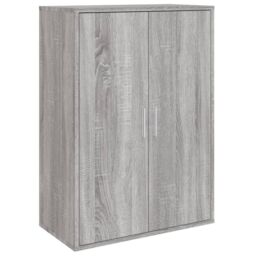 Berkfield Home Sideboard Grey Sonoma 60x31x84 cm Engineered Wood - Size: 60 x 31 x 84 cm - thumbnail 2