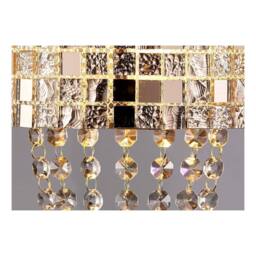 Netlighting Camden Wall Lamp 2 Light G9 Rose Gold Mosaic Glass Crystal - thumbnail 7