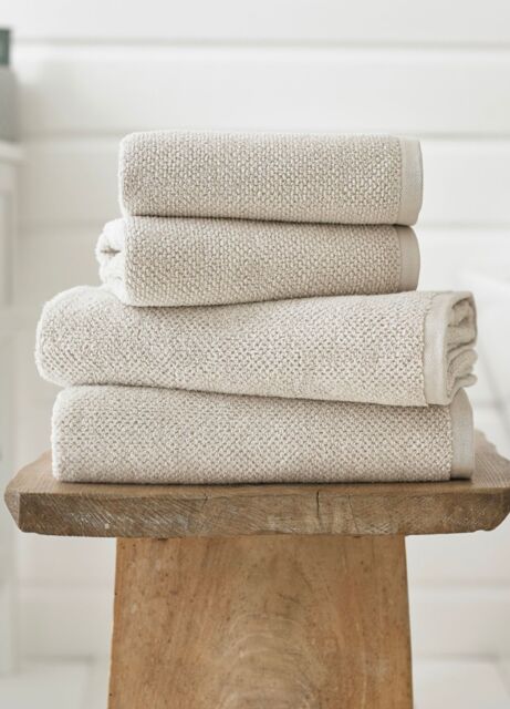 Deyongs Romeo Luxury Textured Quik Dri 100% Cotton Towels in Stone - image 1