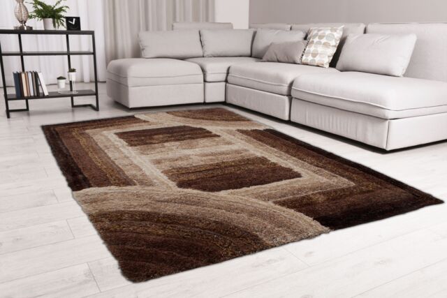 DS Living ULTRA PLUSH TRELLIS CHARCOAL in Beige - Size: 160 cm x 230 cm - image 1
