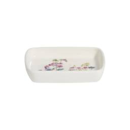 Showerdrape Meadow Wild Flowers Floral Soap Dish in White - thumbnail 4