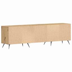 Berkfield Home TV Cabinet Artisan Oak 150x30x44, 5 cm Engineered Wood in Brown - thumbnail 8