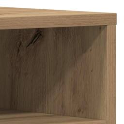 Berkfield Home TV Cabinet Artisan Oak 150x30x44, 5 cm Engineered Wood in Brown - thumbnail 9