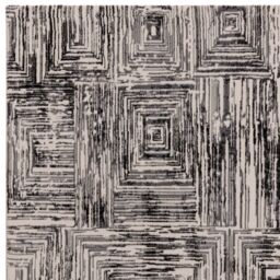 The Rug Shop UK Grey Modern Striped Latex Back Latex Backing Area Rug - Size: 200 cm x 290 cm - thumbnail 4