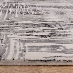 The Rug Shop UK Grey Modern Striped Latex Back Latex Backing Area Rug - Size: 200 cm x 290 cm - thumbnail 2