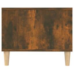 Berkfield Home Decorative Coffee Table Smoked Oak 102x50x40 cm Engineered Wood in Brown - Size: 102 x 50 x 40 cm - thumbnail 5