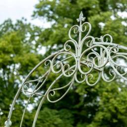 Ascalon Design Ltd Vintage Arch with Gates - L185 x W38 x H249 cm - Antique Green - thumbnail 3