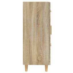 Berkfield Home Sideboard Sonoma Oak 69.5x34x90 cm Engineered Wood in Light Tan - thumbnail 8