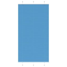 Berkfield Home Pleated Blind Blue 105x200 cm Fabric Width 104.4 cm Polyester - thumbnail 1